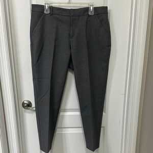 Women’s Merona Size 14 Classic Gray Dress Pants with Flat Front Design